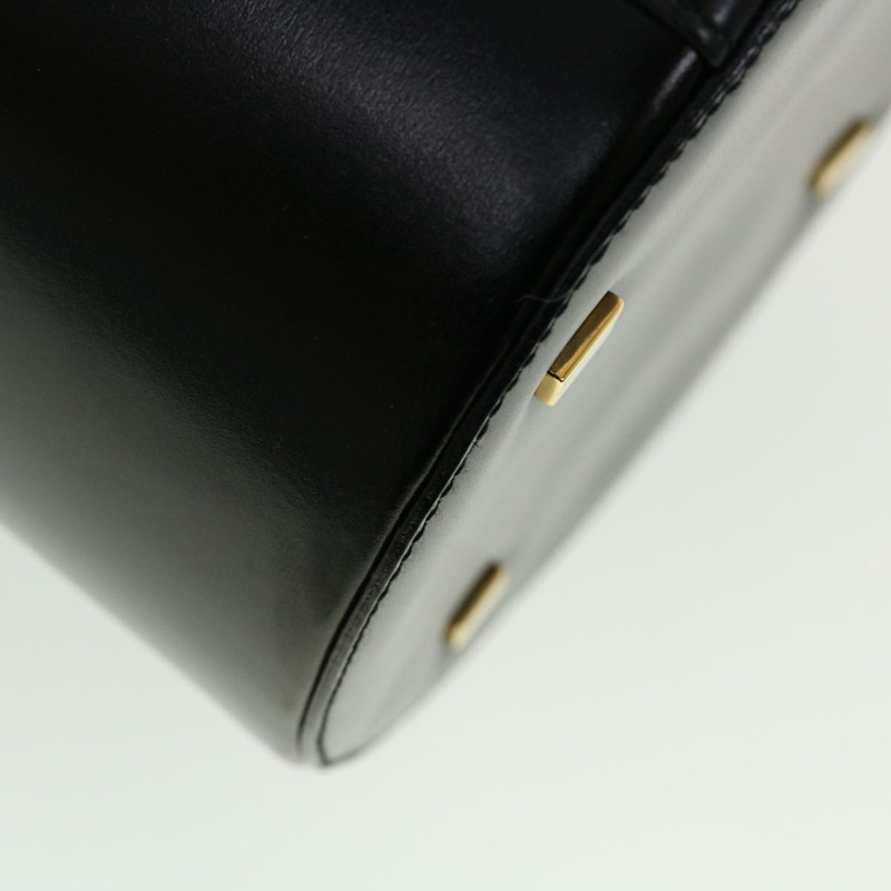 【日本直送】CELINE 化妝包 皮革 黑色 金色 正品 43930-15