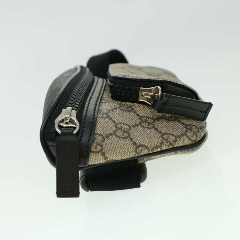 【日本直送】GUCCI GG 帆布腰包 PVC 皮革米色 450946 正品 yk7290-2