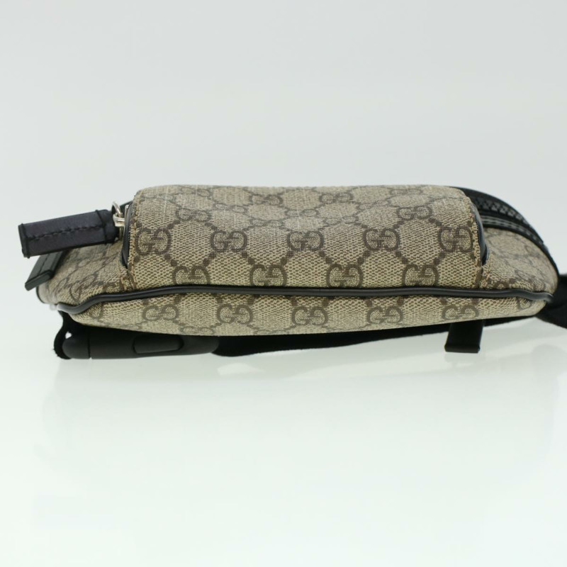 【日本直送】GUCCI GG 帆布腰包 PVC 皮革米色 450946 正品 yk7290-4