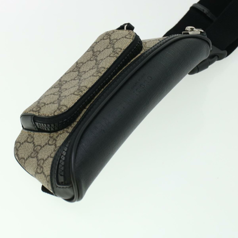 【日本直送】GUCCI GG 帆布腰包 PVC 皮革米色 450946 正品 yk7290-5
