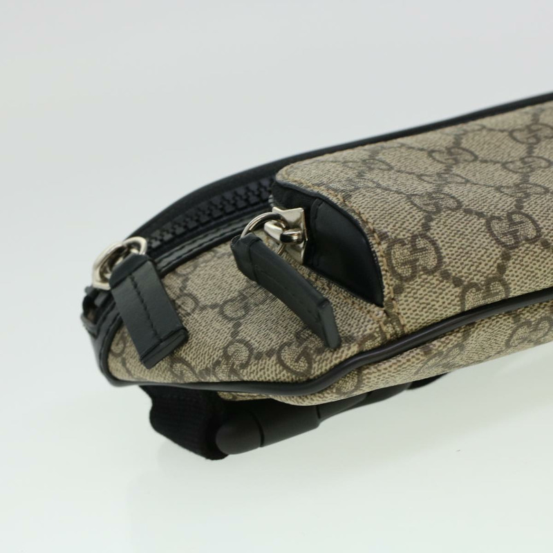 【日本直送】GUCCI GG 帆布腰包 PVC 皮革米色 450946 正品 yk7290-8