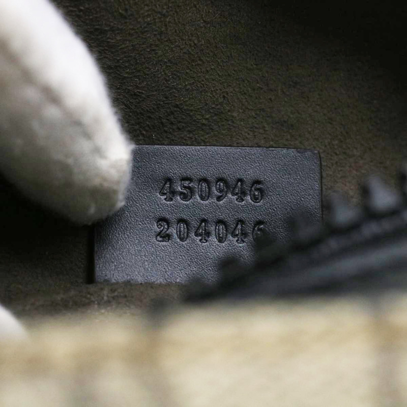 【日本直送】GUCCI GG 帆布腰包 PVC 皮革米色 450946 正品 yk7290-10