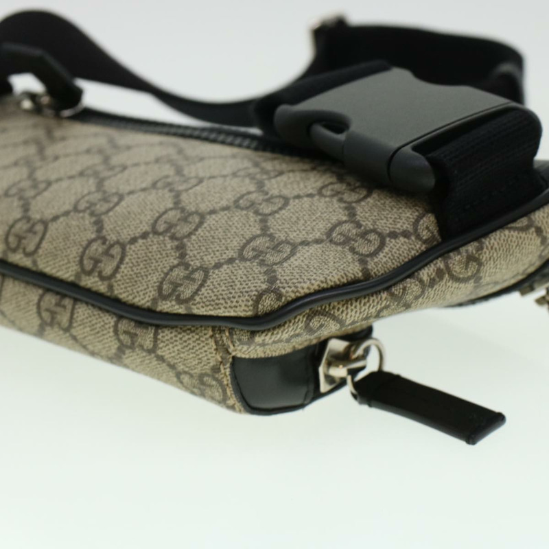 【日本直送】GUCCI GG 帆布腰包 PVC 皮革米色 450946 正品 yk7290-15