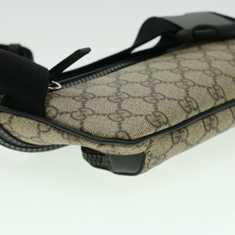 【日本直送】GUCCI GG 帆布腰包 PVC 皮革米色 450946 正品 yk7290-16