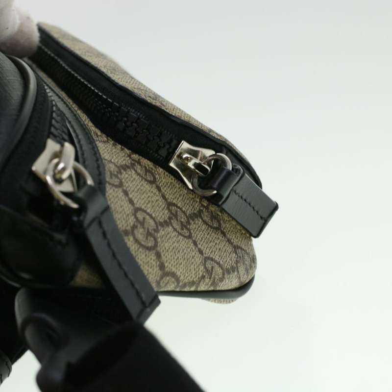【日本直送】GUCCI GG 帆布腰包 PVC 皮革米色 450946 正品 yk7290-18