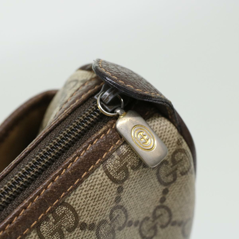 【日本直送】GUCCI GG 帆布 Web Sherry Line 單肩包 PVC 皮革米色紅色正品 45598-9