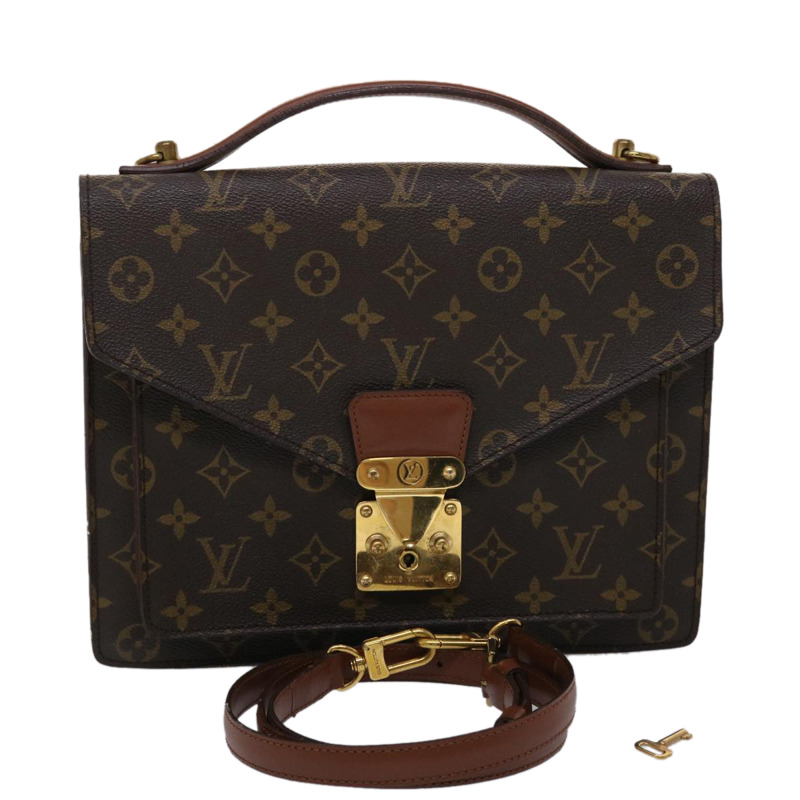 【日本直送】路易威登 Monogram Monceau 28 手提包 2way M51185 LV 正品 45646-0