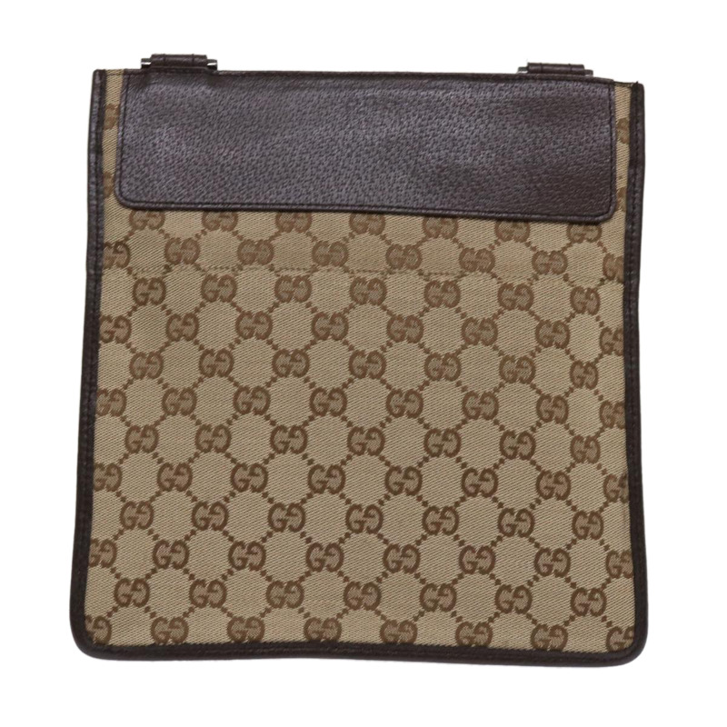 【日本直送】GUCCI GG 帆布單肩包皮革米色 27639 正品 tb691-1