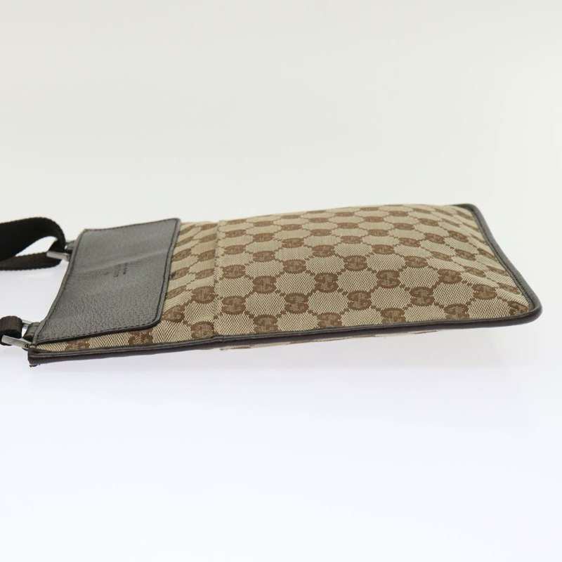 【日本直送】GUCCI GG 帆布單肩包皮革米色 27639 正品 tb691-2