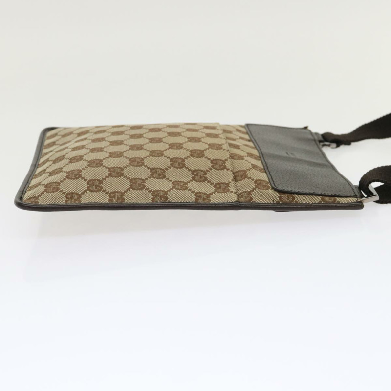 【日本直送】GUCCI GG 帆布單肩包皮革米色 27639 正品 tb691-3