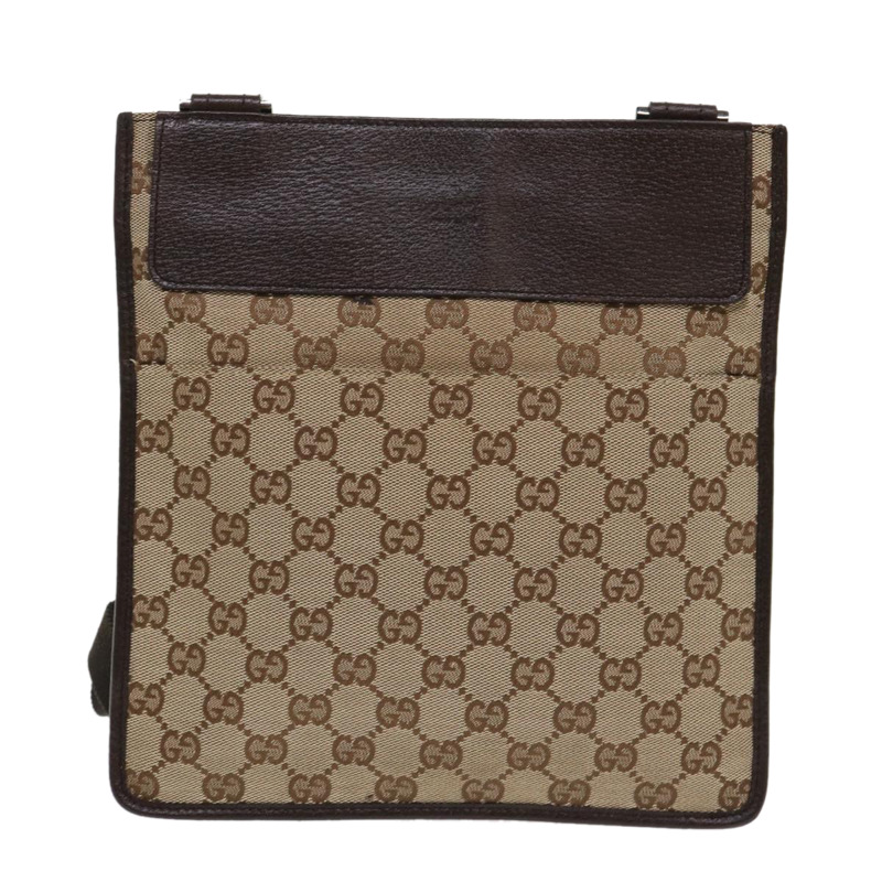 【日本直送】GUCCI GG 帆布單肩包皮革米色 27639 正品 tb691-12