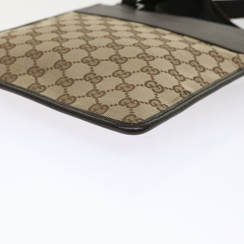 【日本直送】GUCCI GG 帆布單肩包皮革米色 27639 正品 tb691-15
