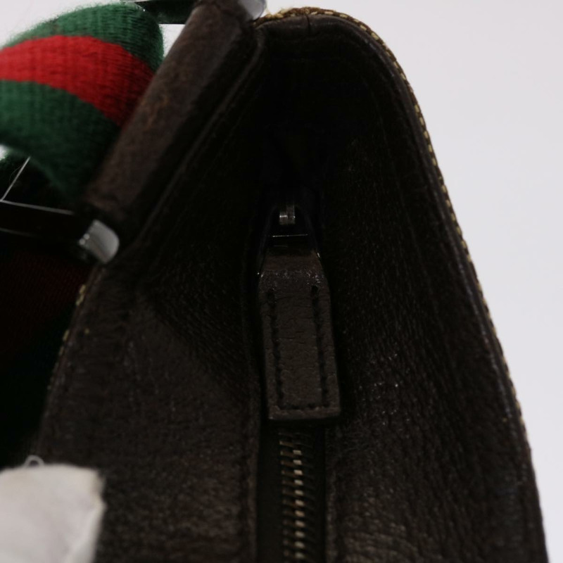 【日本直送】GUCCI GG 帆布 Web Sherry Line 單肩包米色綠紅 169982 正品 ki3107-8