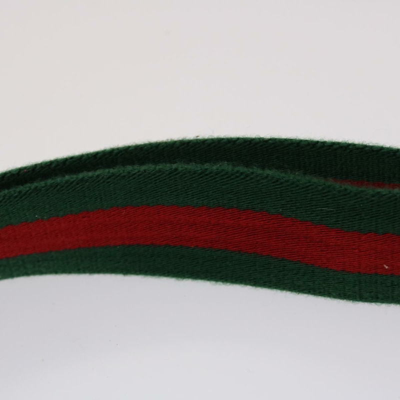 【日本直送】GUCCI GG 帆布 Web Sherry Line 單肩包米色綠紅 169982 正品 ki3107-13