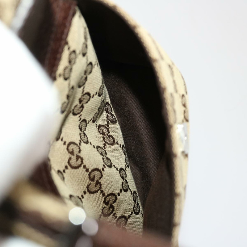 【日本直送】GUCCI GG 帆布 Web Sherry Line 單肩包米色綠紅 169982 正品 ki3107-19