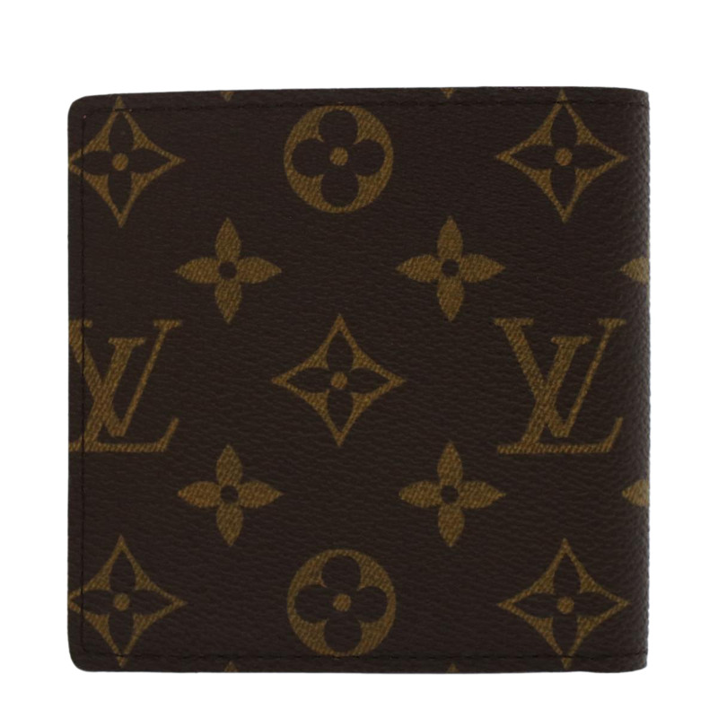 【日本直送】路易威登 Monogram Portefeuille Marco 雙折皮夾 M61675 LV 正品 yk7755-1