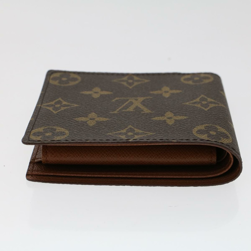 【日本直送】路易威登 Monogram Portefeuille Marco 雙折皮夾 M61675 LV 正品 yk7755-4