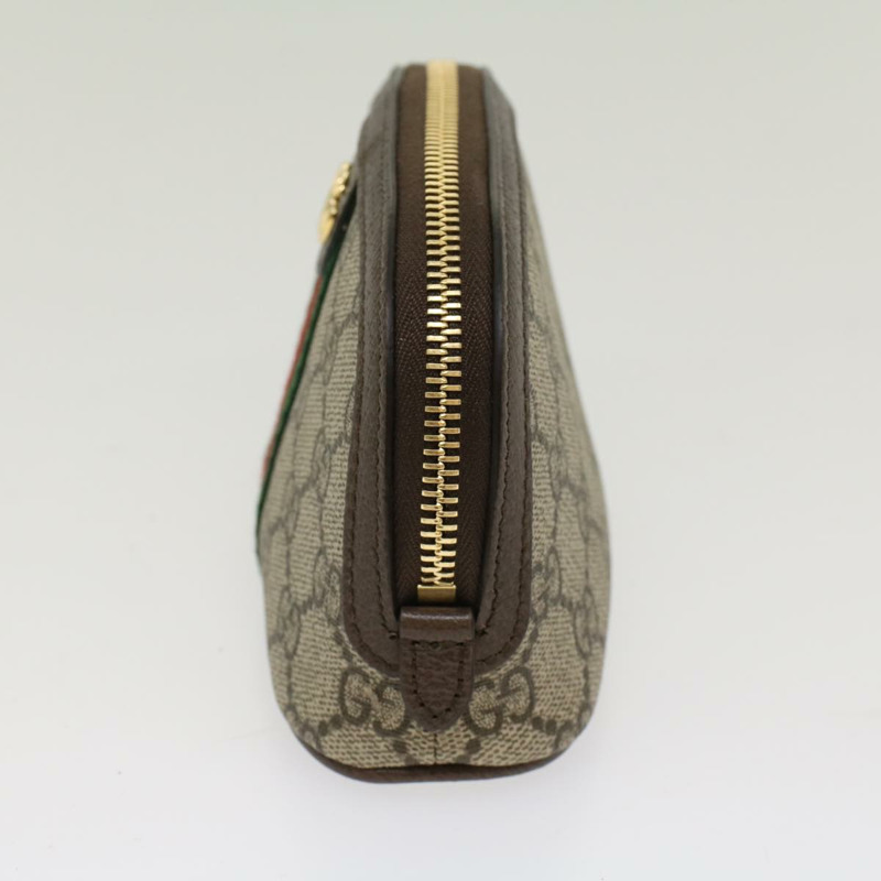 【日本直送】GUCCI GG 帆布 Web Sherry Line Ophidia 化妝包 PVC 皮革正品 yk7912-2