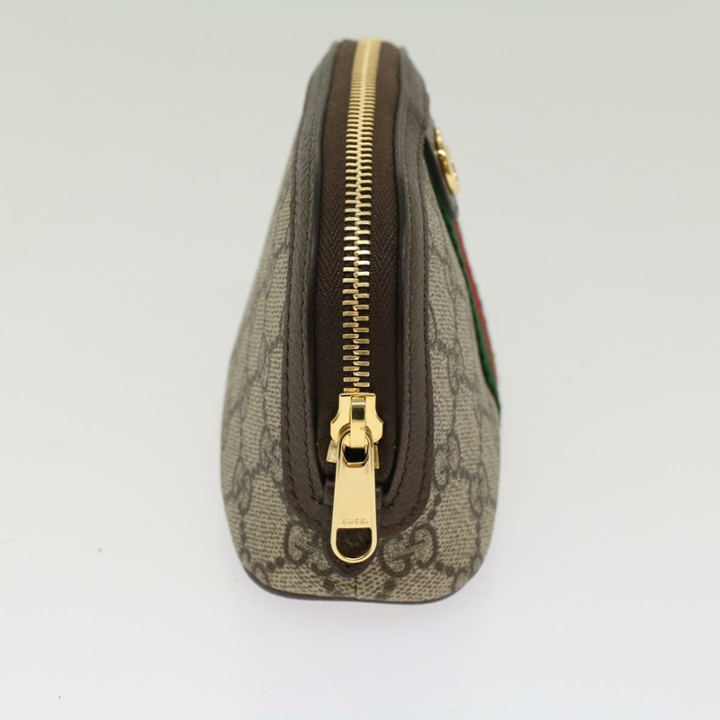 【日本直送】GUCCI GG 帆布 Web Sherry Line Ophidia 化妝包 PVC 皮革正品 yk7912-3