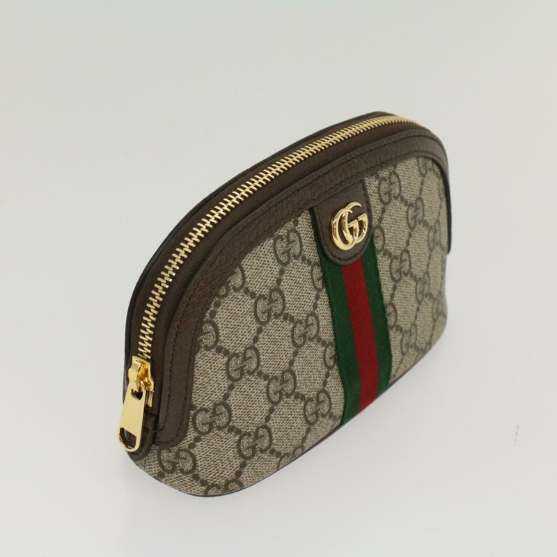 【日本直送】GUCCI GG 帆布 Web Sherry Line Ophidia 化妝包 PVC 皮革正品 yk7912-4