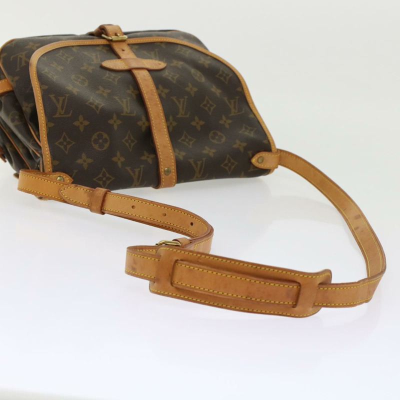 【日本直送】路易威登 Monogram Saumur 30 肩背包 M42256 LV 授權 41538-6
