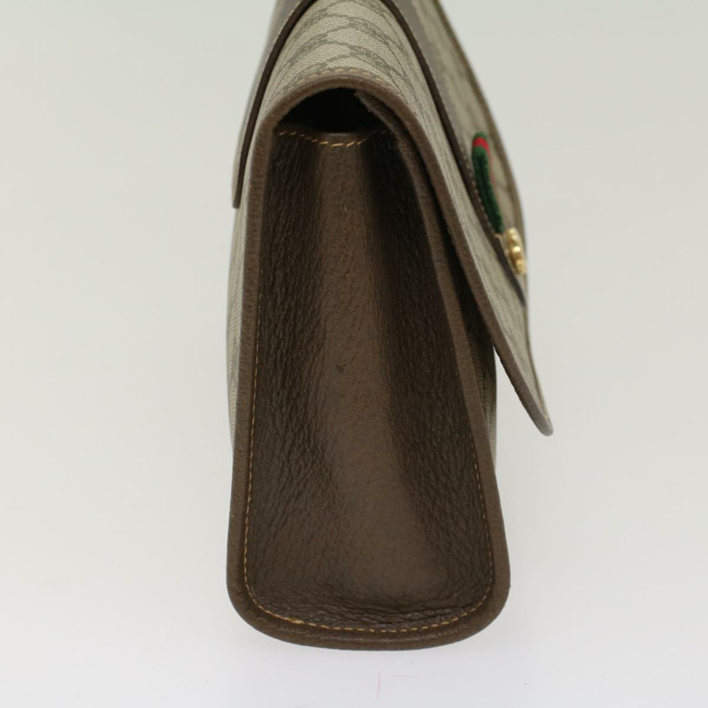 【日本直送】GUCCI GG 帆布 Web Sherry Line 手拿包米色紅綠 14.01.030 正品 ep1124-3