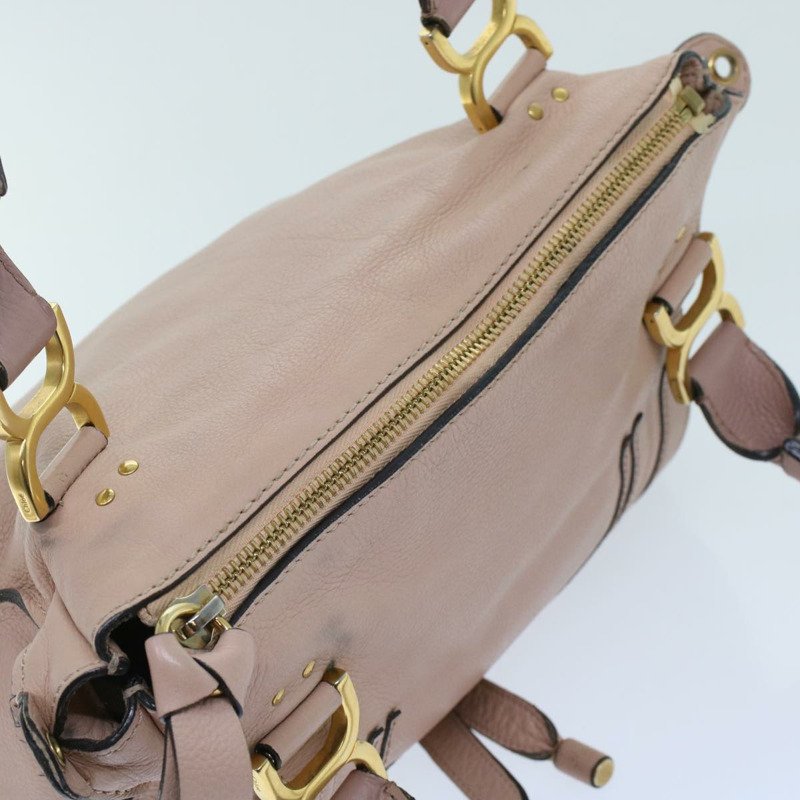 【日本直送】Chloe Mercy 手提包皮革 2way 粉紅色正品 yk7960-5