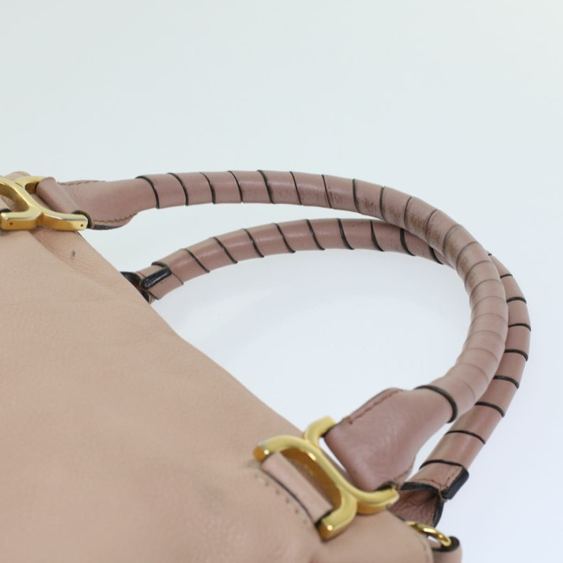 【日本直送】Chloe Mercy 手提包皮革 2way 粉紅色正品 yk7960-13