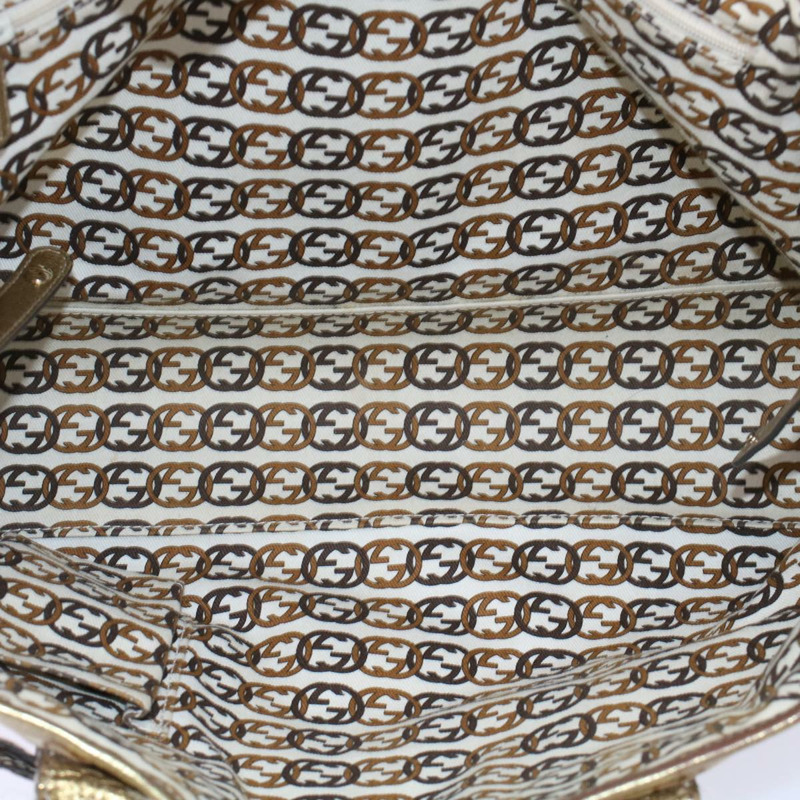 【日本直送】GUCCI GG 帆布手提包米色金色色調 163805 正品 fm2594-9