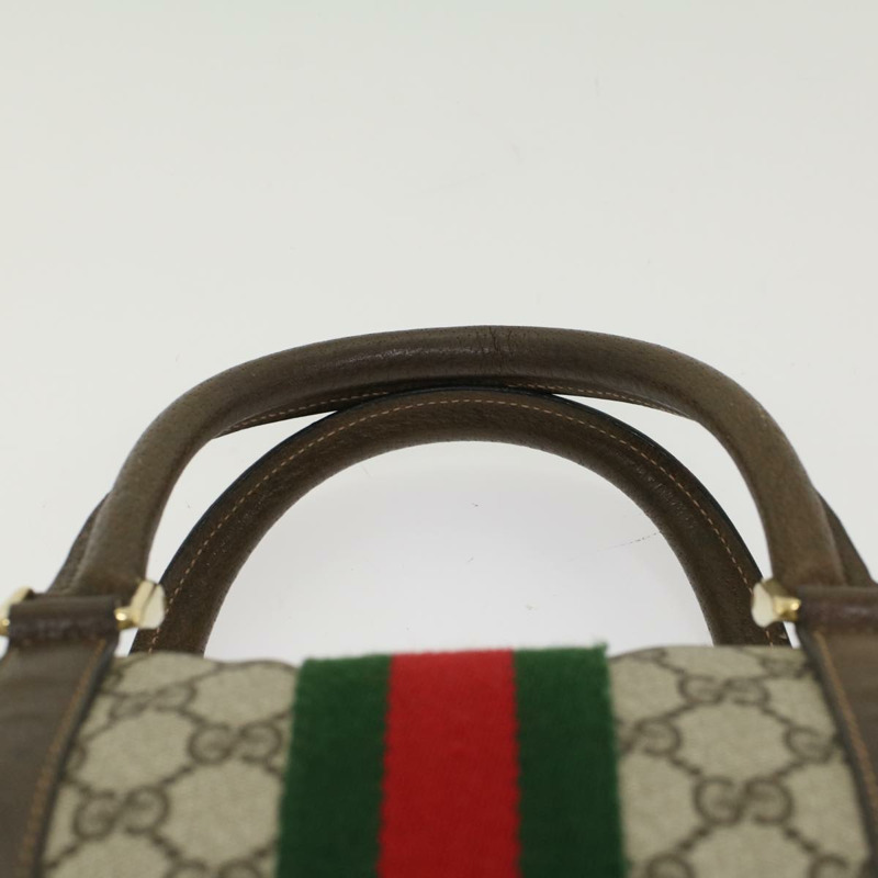 【日本直送】GUCCI GG 帆布 Web Sherry Line 波士頓包米色紅色 3902006 正品 bs7253-7