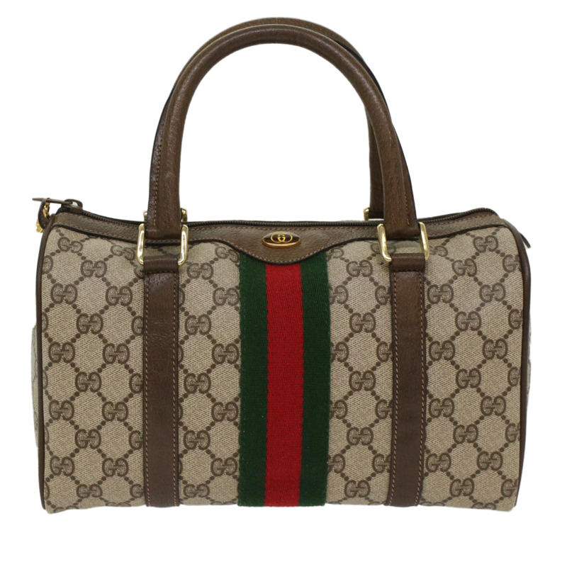 【日本直送】GUCCI GG 帆布 Web Sherry Line 波士頓包米色紅色 3902006 正品 bs7253-12