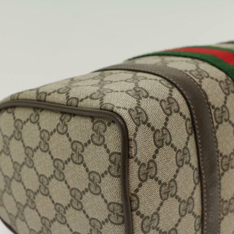 【日本直送】GUCCI GG 帆布 Web Sherry Line 波士頓包米色紅色 3902006 正品 bs7253-13