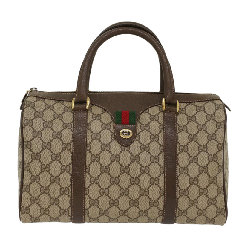 【日本直送】GUCCI GG 帆布 Web Sherry Line 手提包米色紅綠 40.02.007 正品 49929-12