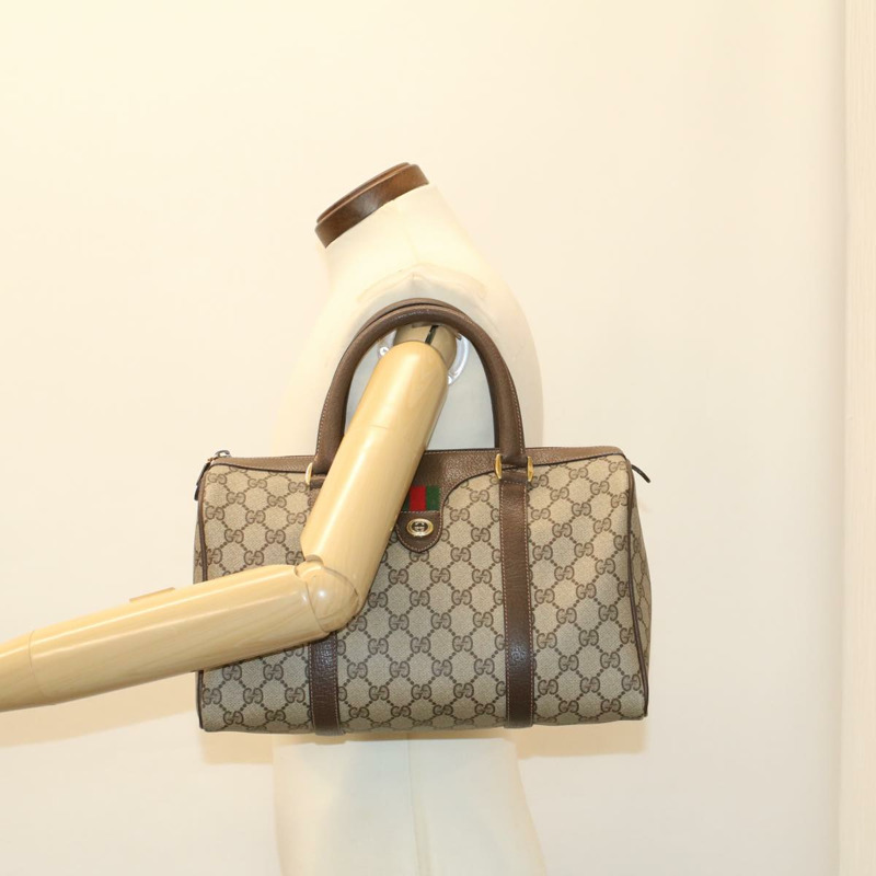 【日本直送】GUCCI GG 帆布 Web Sherry Line 手提包米色紅綠 40.02.007 正品 49929-20