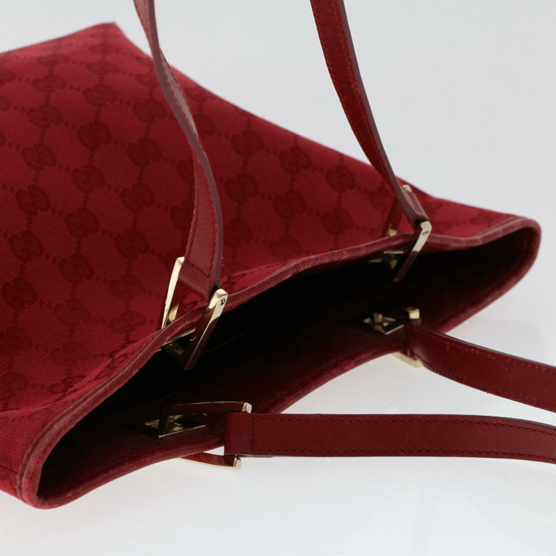 【日本直送】GUCCI GG 帆布手提包紅色 0021099 正品 50163-5