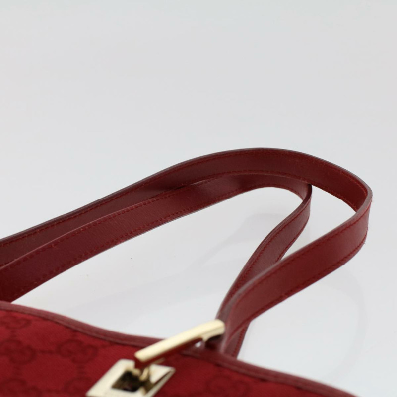 【日本直送】GUCCI GG 帆布手提包紅色 0021099 正品 50163-7