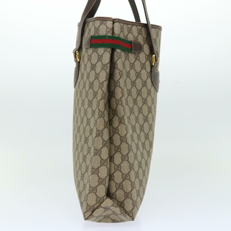 【日本直送】GUCCI GG 帆布 Web Sherry Line 手提包 PVC 皮革米色紅綠正品 th3913-3