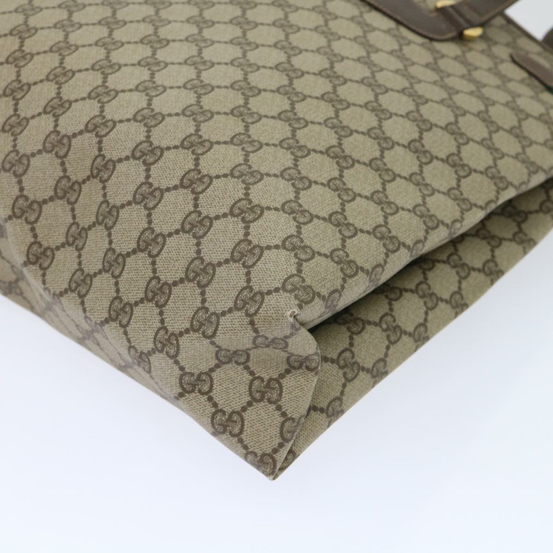 【日本直送】GUCCI GG 帆布 Web Sherry Line 手提包 PVC 皮革米色紅綠正品 th3913-8