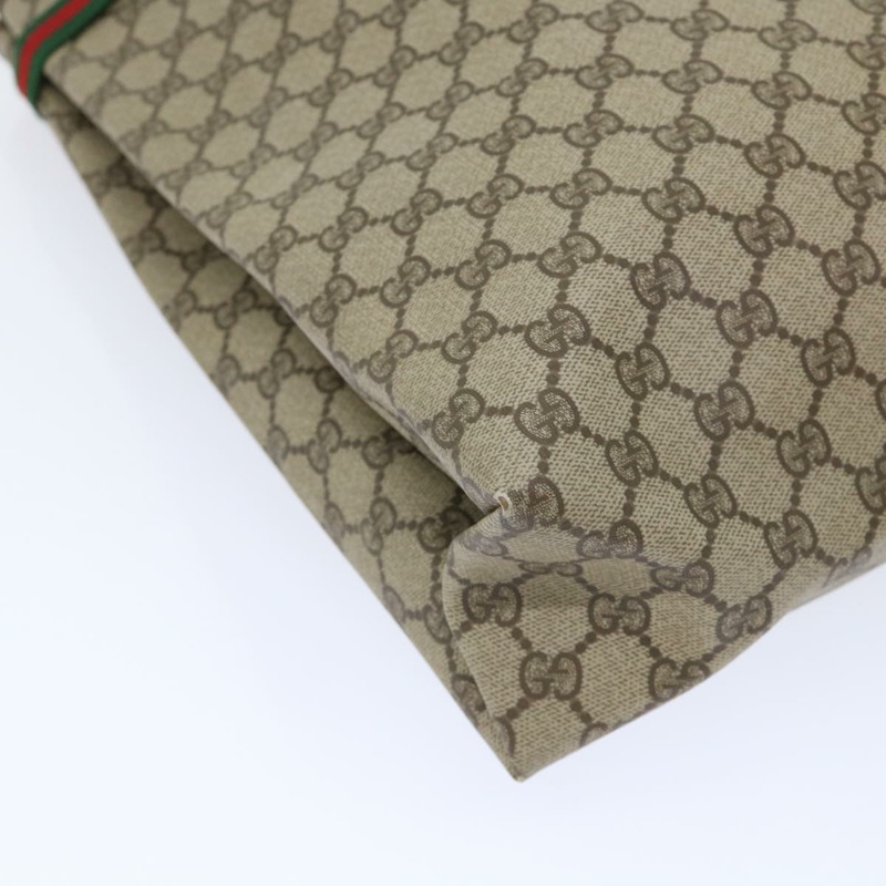 【日本直送】GUCCI GG 帆布 Web Sherry Line 手提包 PVC 皮革米色紅綠正品 th3913-13