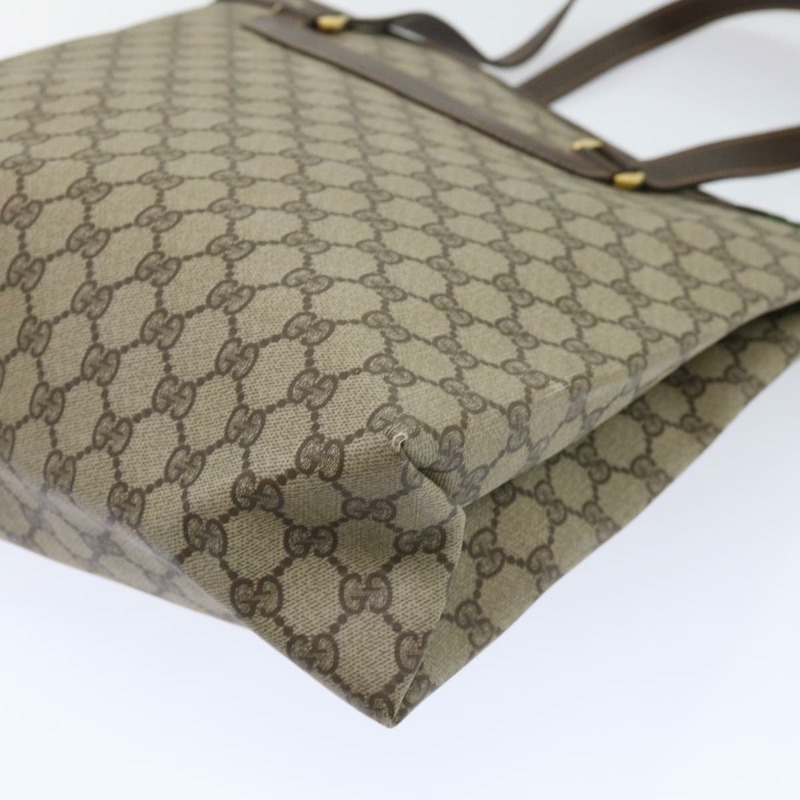 【日本直送】GUCCI GG 帆布 Web Sherry Line 手提包 PVC 皮革米色紅綠正品 th3913-14