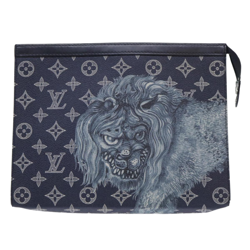 【日本直送】路易威登 Monogram Savanna Pochette Voyage 手拿包 M66639 LV 正品 51623-12