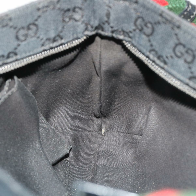 【日本直送】GUCCI GG 帆布 Web Sherry Line 單肩包 黑色 紅色 綠色 189749 正品 yk8345-19