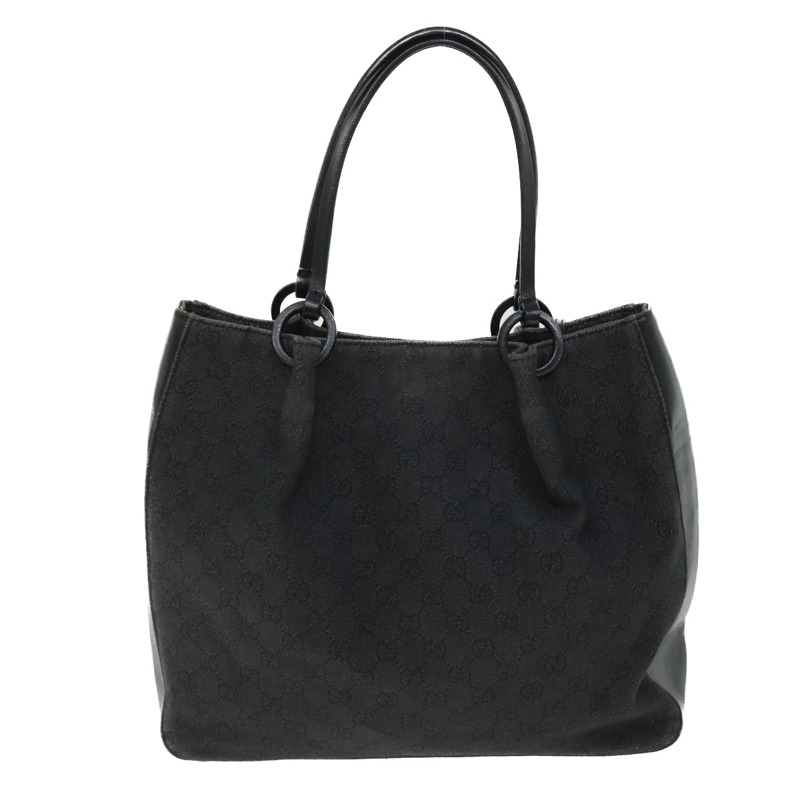 【日本直送】GUCCI GG 帆布手提包黑色 101920 正品 52252-1
