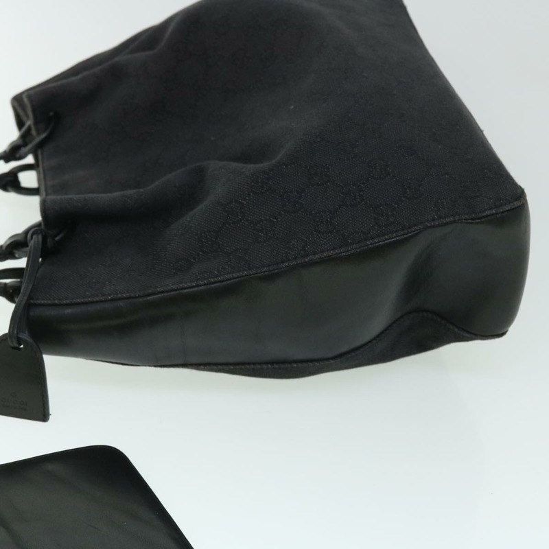 【日本直送】GUCCI GG 帆布手提包黑色 101920 正品 52252-3