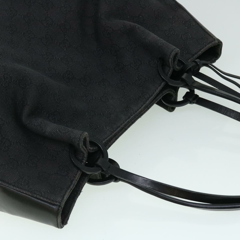 【日本直送】GUCCI GG 帆布手提包黑色 101920 正品 52252-5