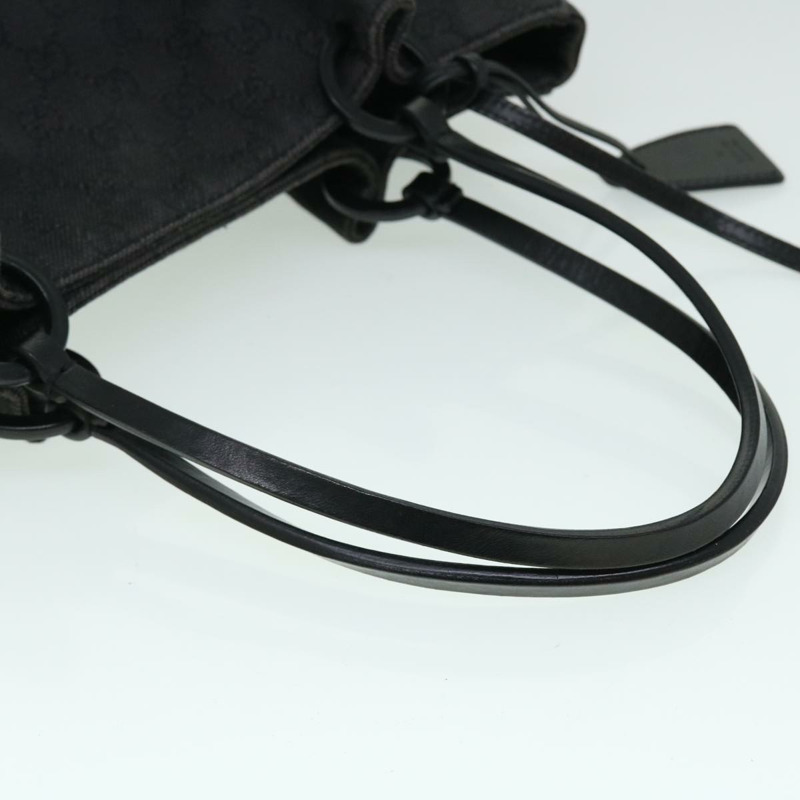 【日本直送】GUCCI GG 帆布手提包黑色 101920 正品 52252-6