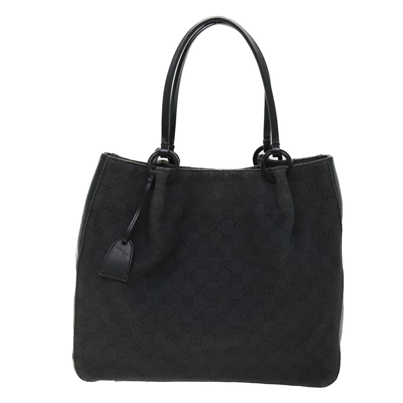 【日本直送】GUCCI GG 帆布手提包黑色 101920 正品 52252-12