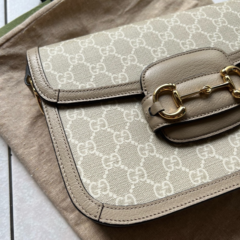 GUCCI HORSEBIT 1955 馬銜扣肩揹袋-1
