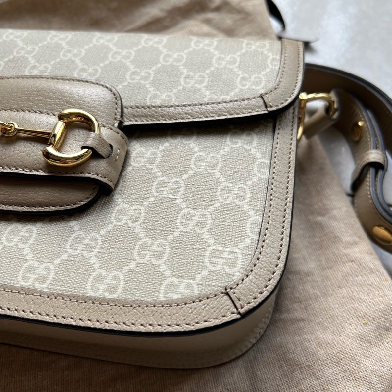 GUCCI HORSEBIT 1955 馬銜扣肩揹袋-2