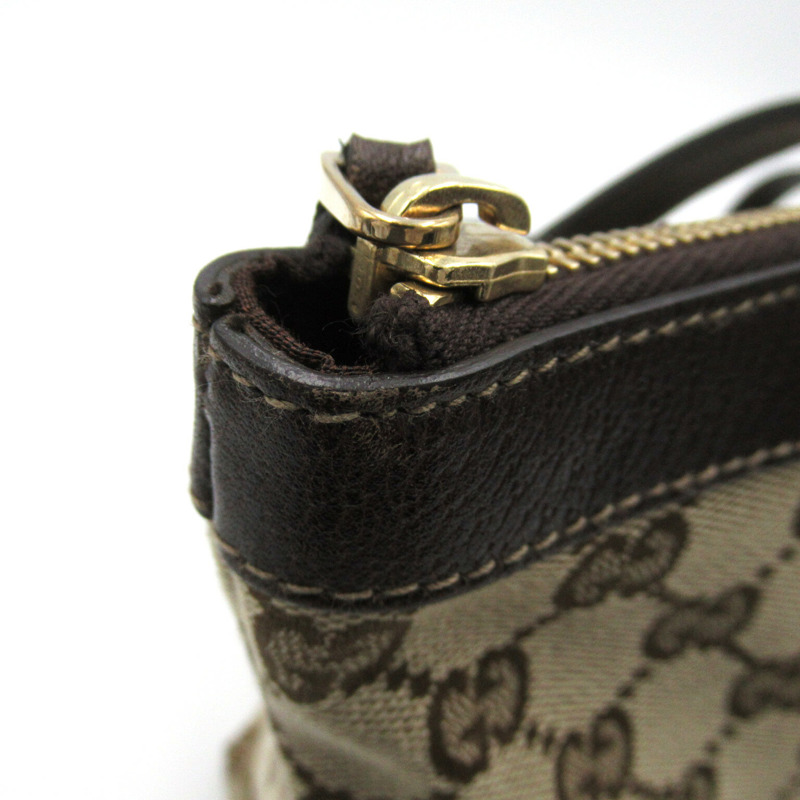 【日本直送】GUCCI Abbey Line 手袋 141470 GG 帆布米色棕色二手女式 GHW-9